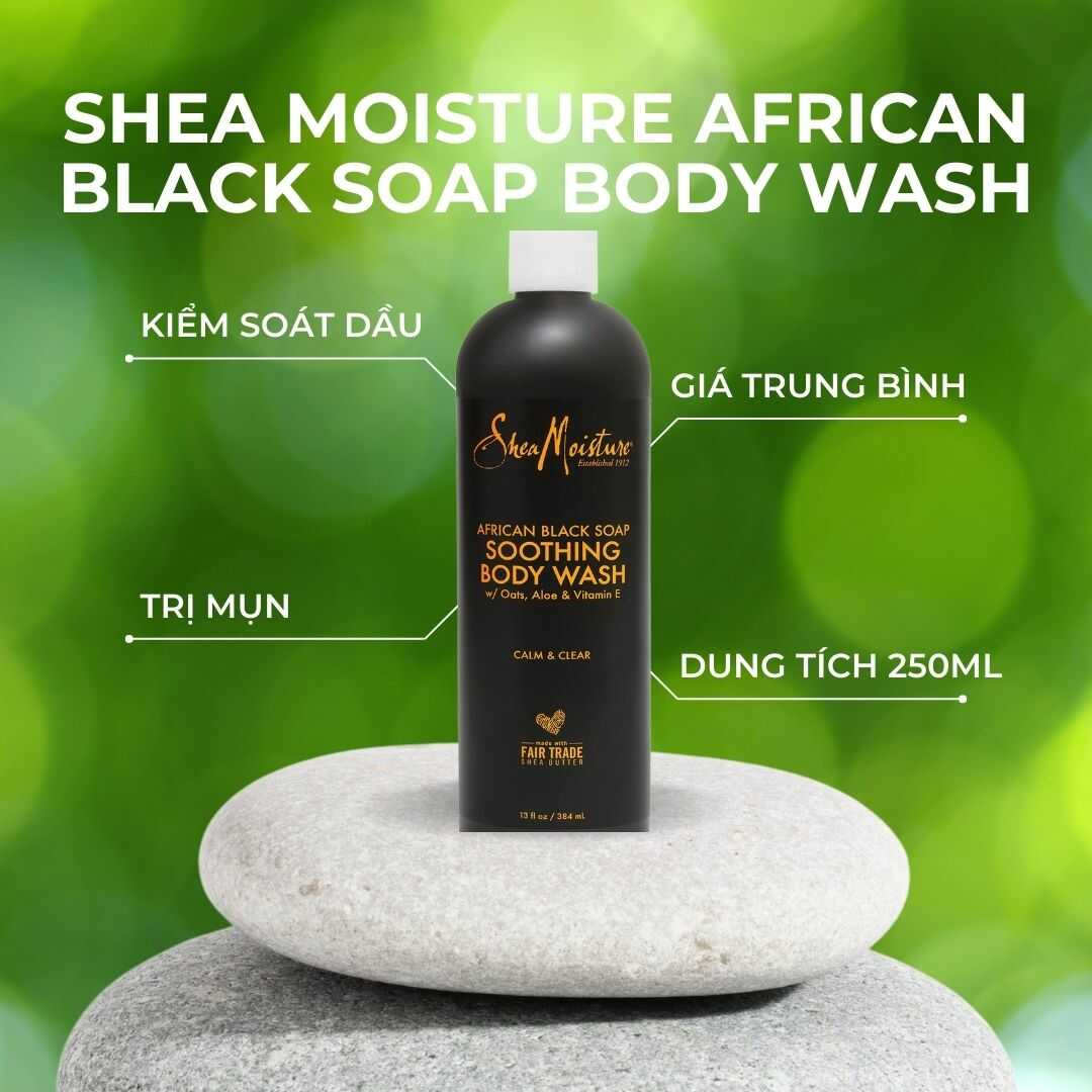 Shea Moisture African Black Soap Body Wash