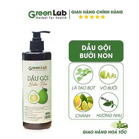 Dầu Gội Bưởi Non Greenlab