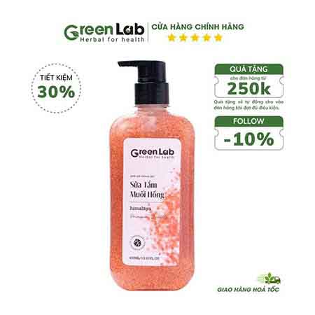 Sữa Tắm Muối Hồng Greenlab