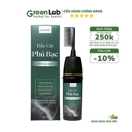 Dầu Gội Phủ Bạc Greenlab