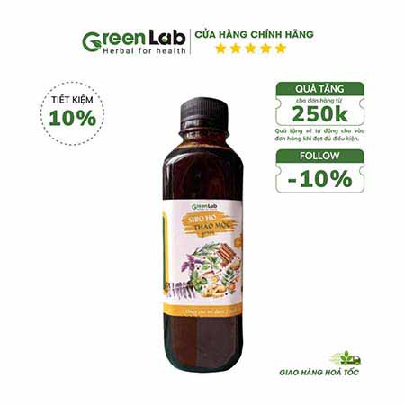 Siro Ho Thảo Mộc Greenlab