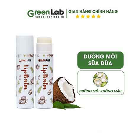 Dưỡng Môi Sữa Dừa Greenlab