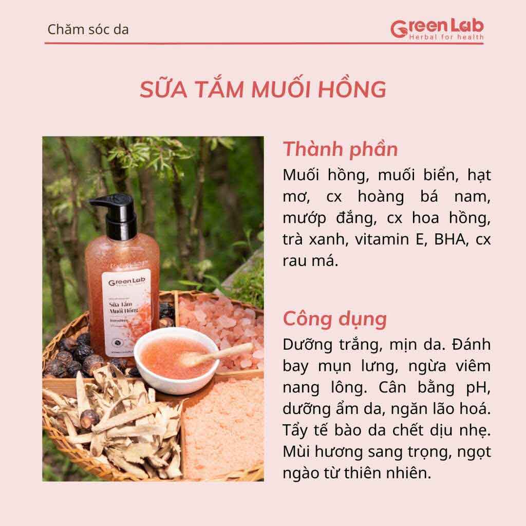 Sữa Tắm Muối Hồng