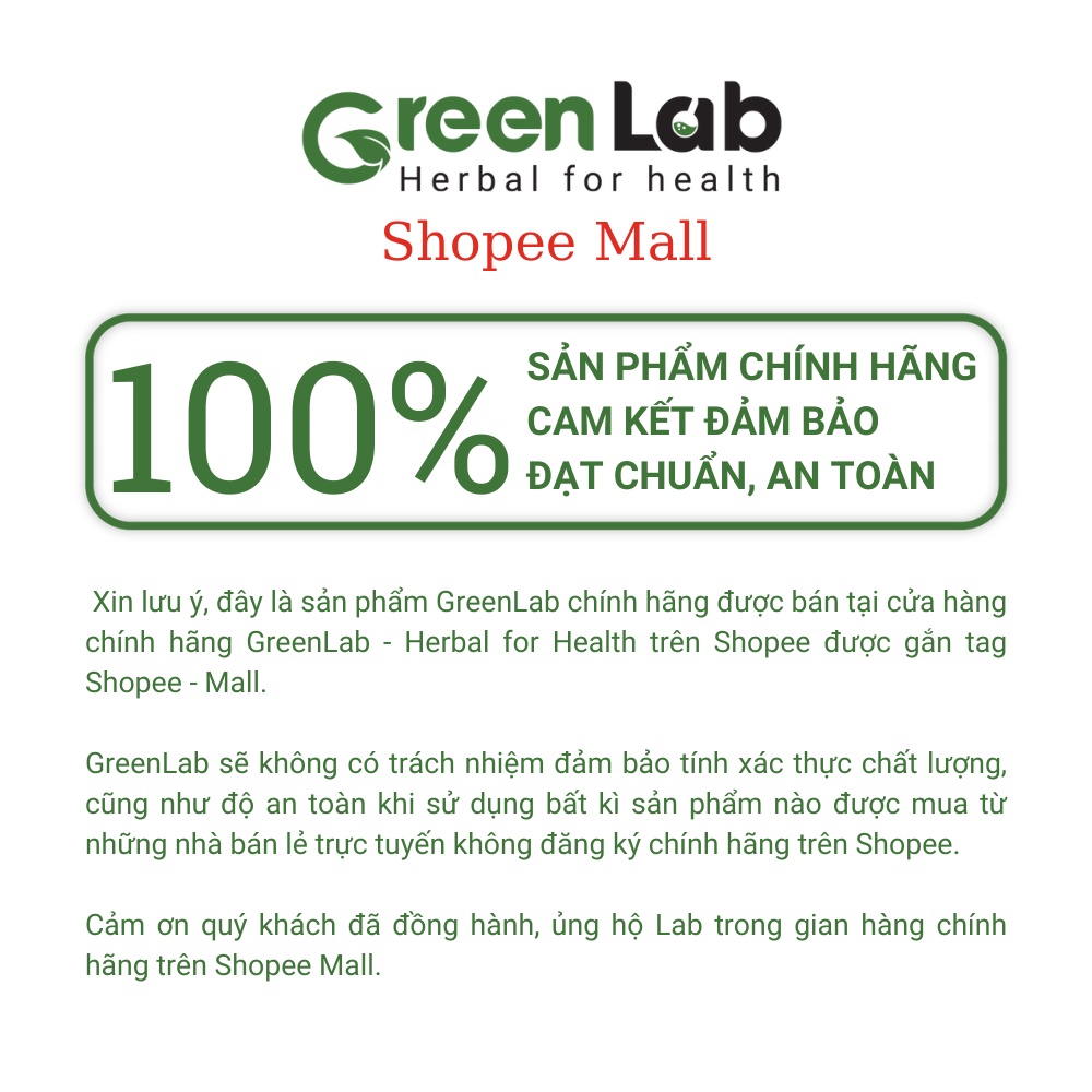 Dầu gội gừng Greenlab