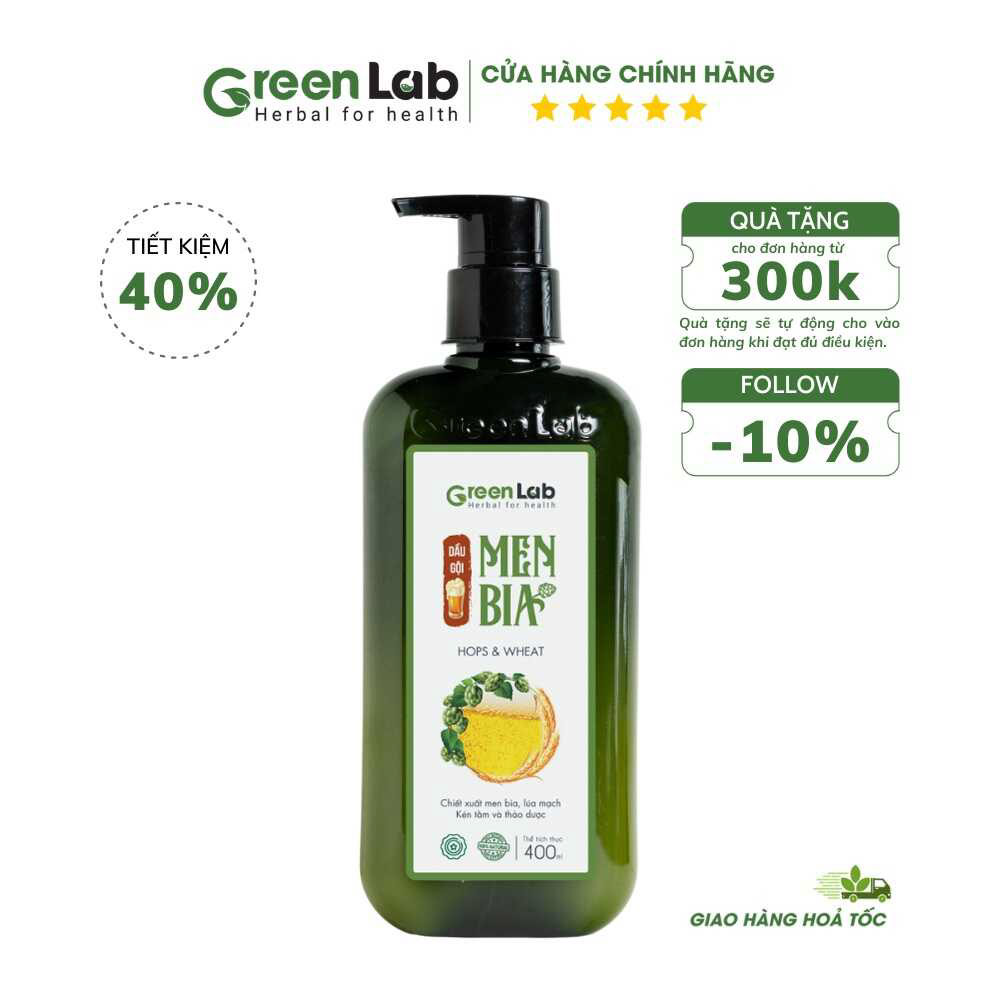 Dầu Gội Men Bia Greenlab